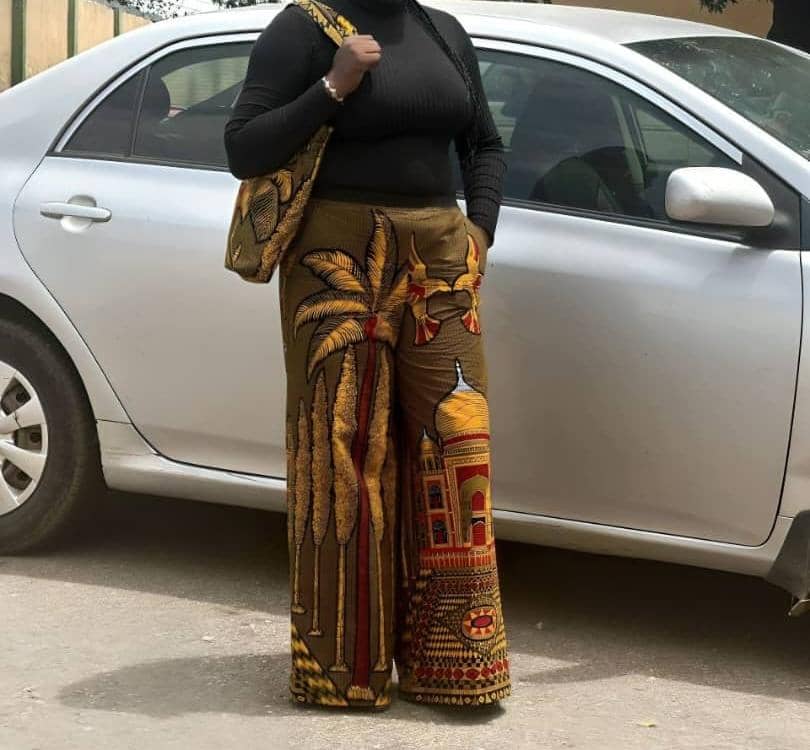 Ankara wide-leg pants